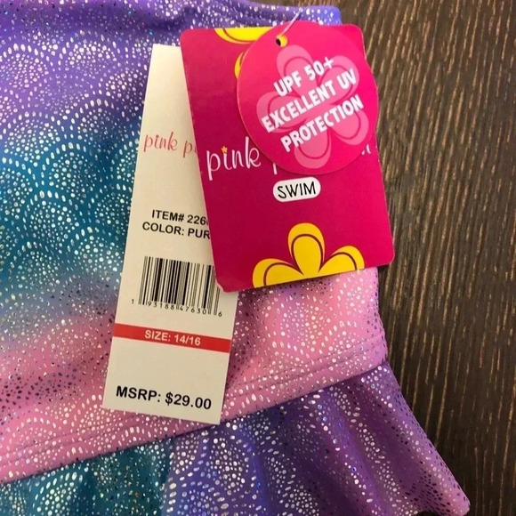 ***NWT****Girls two piece swimsuit - Picture 2 of 3